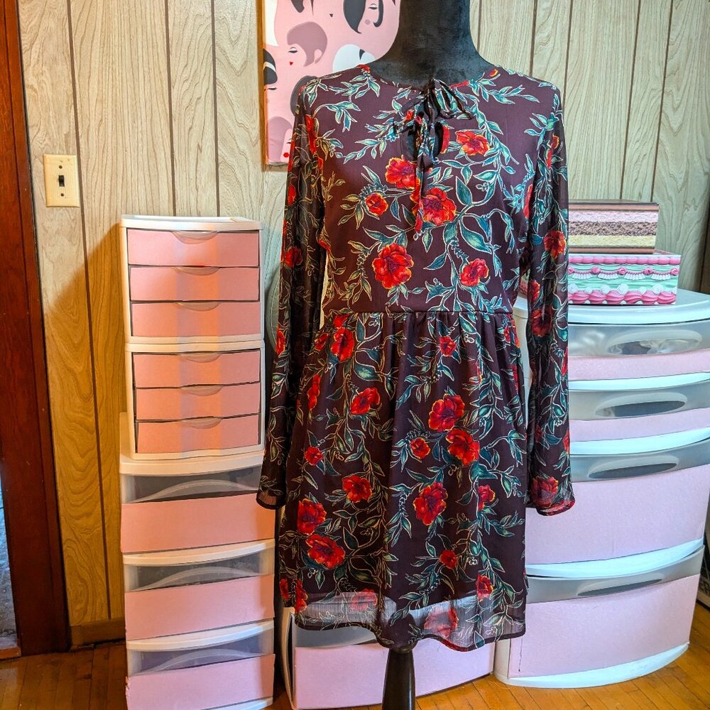 Comfy Floral Dress XL